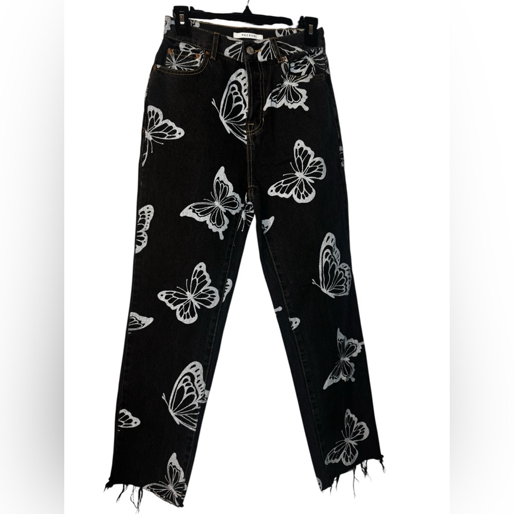 PacSun Black and White Patterned Jeans